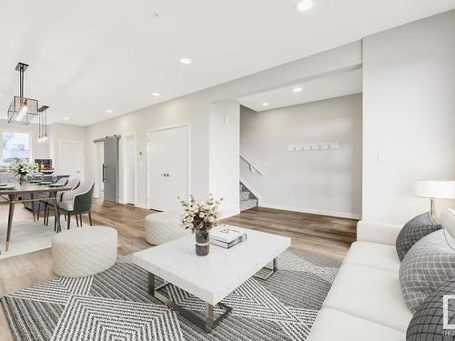 8063 Cedric Mah Road, Edmonton, AB - Indoor Photo Showing Living Room