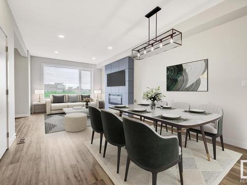 8063 Cedric Mah Road, Edmonton, AB - Indoor Photo Showing Dining Room