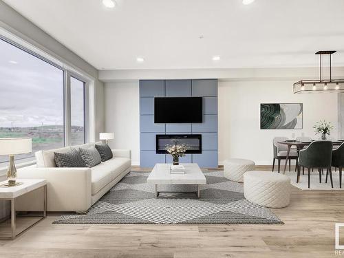 8063 Cedric Mah Road, Edmonton, AB - Indoor Photo Showing Living Room