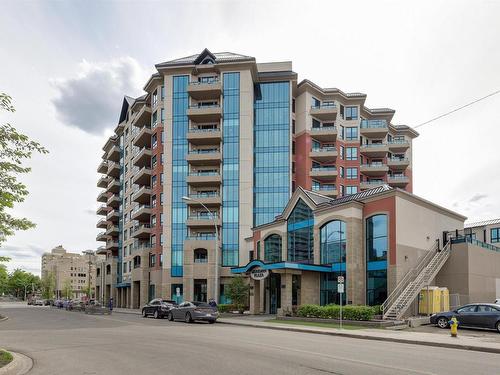 807 10142 111 Street, Edmonton, AB - Outdoor With Balcony With Facade