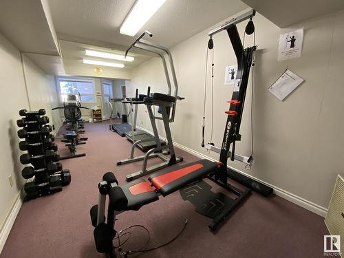 211 10935 21 Avenue, Edmonton, AB - Indoor Photo Showing Gym Room