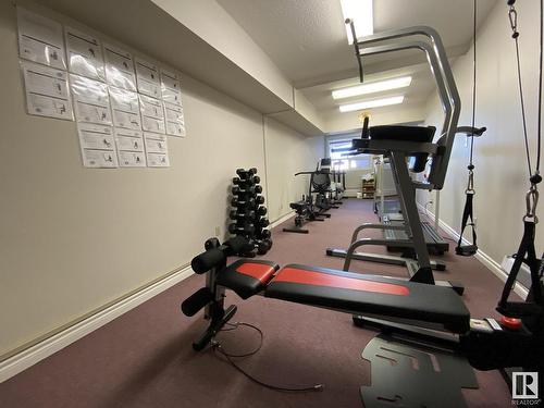 211 10935 21 Avenue, Edmonton, AB - Indoor Photo Showing Gym Room