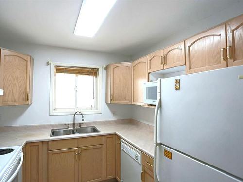 214 18020 95 Avenue, Edmonton, AB - Indoor Photo Showing Kitchen With Double Sink