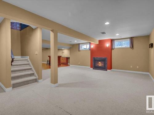 136 Wolf Willow Close, Edmonton, AB - Indoor Photo Showing Basement