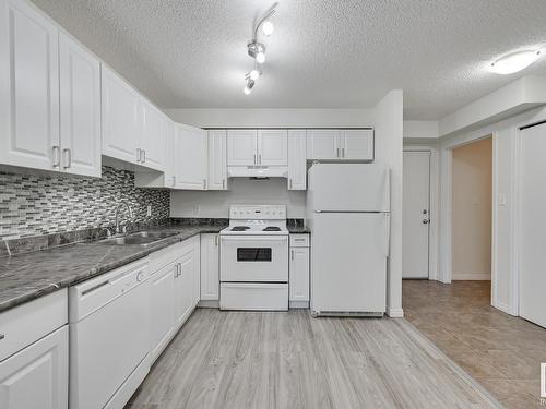 309 8117 114 Avenue, Edmonton, AB - Indoor Photo Showing Kitchen With Double Sink