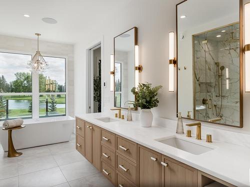 55B Fairway Drive, Edmonton, AB - Indoor Photo Showing Bathroom