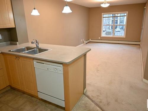 211 616 Mcallister Loop, Edmonton, AB - Indoor Photo Showing Kitchen With Double Sink