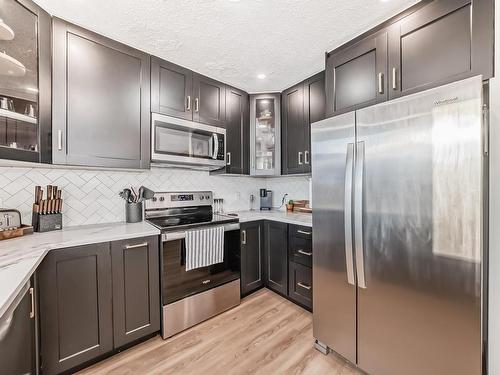 16934 109 Street, Edmonton, AB - Indoor Photo Showing Kitchen With Stainless Steel Kitchen With Upgraded Kitchen