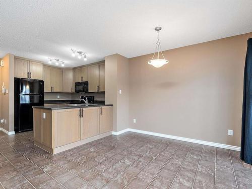 3 9350 211 Street, Edmonton, AB - Indoor Photo Showing Kitchen With Double Sink