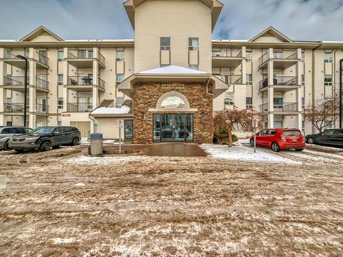 1422 330 Clareview Station Drive, Edmonton, AB - Outdoor With Balcony With Facade