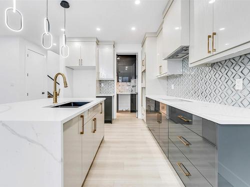 6321 17 Street, Rural Leduc County, AB - Indoor Photo Showing Kitchen With Upgraded Kitchen