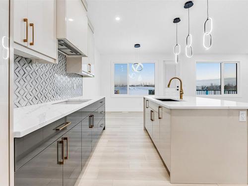 6321 17 Street, Rural Leduc County, AB - Indoor Photo Showing Kitchen With Upgraded Kitchen