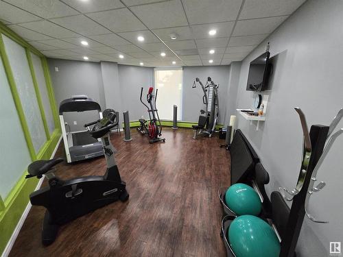 704 11710 100 Avenue, Edmonton, AB - Indoor Photo Showing Gym Room