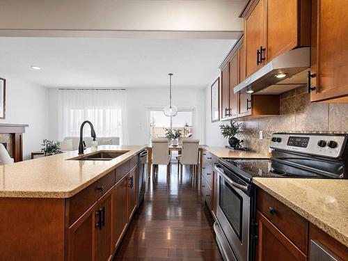 16106 10 Avenue, Edmonton, AB - Indoor Photo Showing Kitchen With Double Sink With Upgraded Kitchen