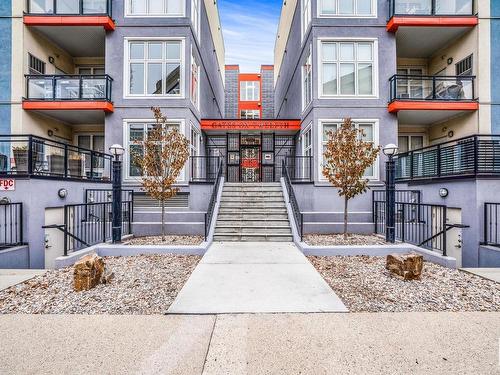 2210 320 Clareview Station Drive, Edmonton, AB - Outdoor With Balcony With Facade