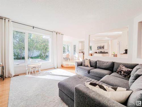 11407 12 Avenue, Edmonton, AB - Indoor Photo Showing Living Room