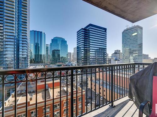 1403 10180 104 Street, Edmonton, AB - Outdoor With Balcony