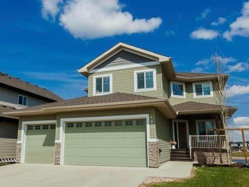 492 Reynalds Wynd, Leduc, AB - Outdoor With Deck Patio Veranda With Facade