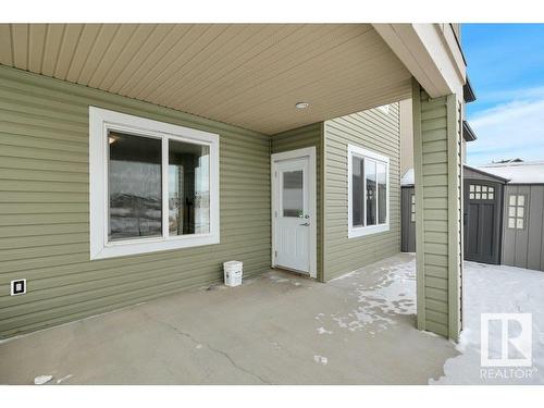 492 Reynalds Wynd, Leduc, AB - Outdoor With Deck Patio Veranda With Exterior