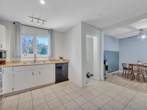 4110 43A Avenue, Leduc, AB - Indoor Photo Showing Kitchen With Double Sink