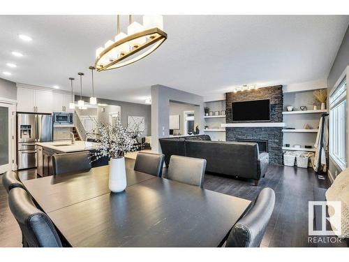 3727 Cherry Loop, Edmonton, AB - Indoor Photo Showing Dining Room