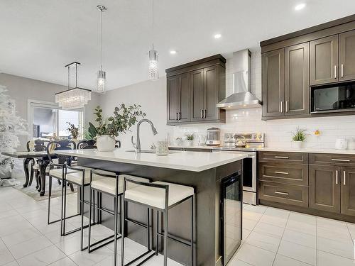 12814 204A Street, Edmonton, AB - Indoor Photo Showing Kitchen With Upgraded Kitchen