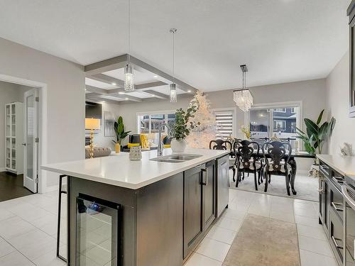 12814 204A Street, Edmonton, AB - Indoor Photo Showing Kitchen With Double Sink