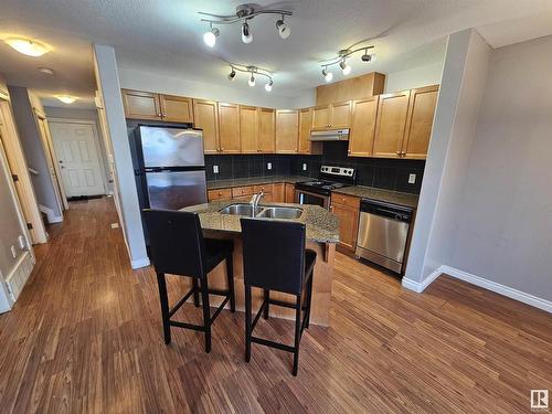 117 101 Drive, Leduc, AB - Indoor Photo Showing Kitchen With Double Sink