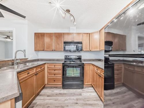 110 13710 150 Avenue, Edmonton, AB - Indoor Photo Showing Kitchen With Double Sink