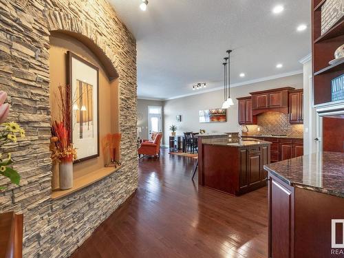 230 Ambleside Drive, Edmonton, AB - Indoor Photo Showing Kitchen With Upgraded Kitchen