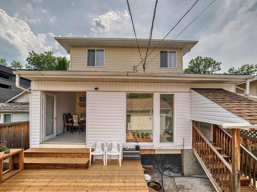 9646 73 Avenue, Edmonton, AB - Outdoor With Deck Patio Veranda With Exterior