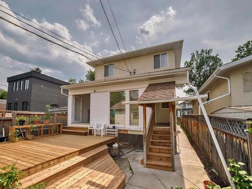 9646 73 Avenue, Edmonton, AB - Outdoor With Deck Patio Veranda With Exterior