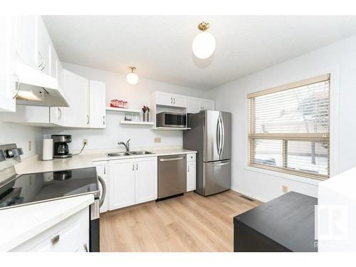 1859 Mill Woods Road E, Edmonton, AB - Indoor Photo Showing Kitchen With Stainless Steel Kitchen With Double Sink