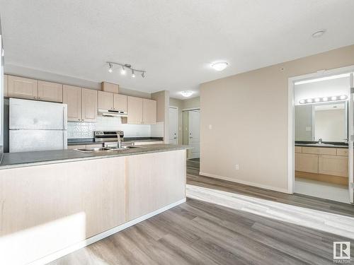 409 592 Hooke Road Nw, Edmonton, AB - Indoor Photo Showing Kitchen With Double Sink