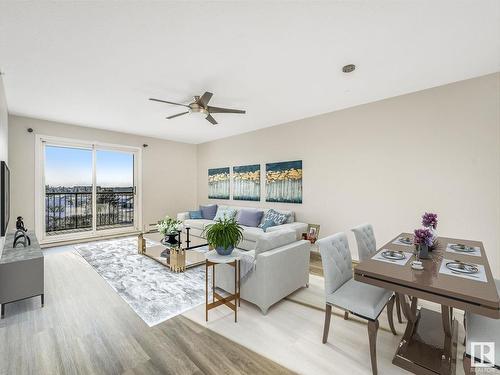 409 592 Hooke Road Nw, Edmonton, AB - Indoor Photo Showing Living Room