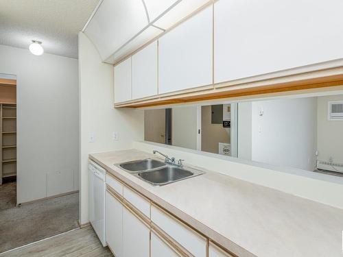 408 5005 31 Avenue, Edmonton, AB - Indoor Photo Showing Kitchen With Double Sink