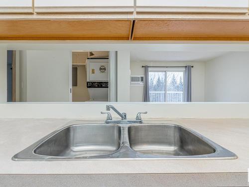 408 5005 31 Avenue, Edmonton, AB - Indoor Photo Showing Kitchen With Double Sink