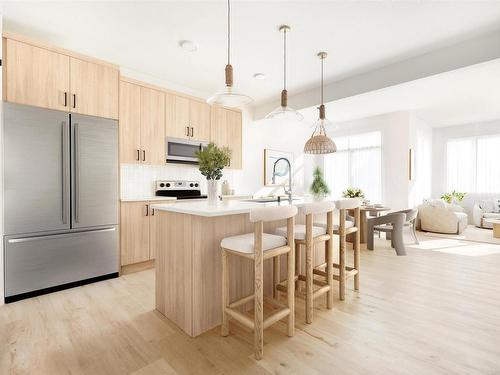 6324 27 Avenue, Edmonton, AB - Indoor Photo Showing Kitchen With Upgraded Kitchen