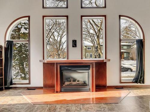 10503 135 Street, Edmonton, AB - Indoor With Fireplace