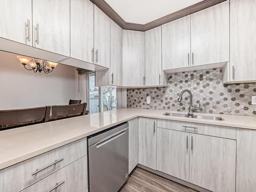 13511 127 Street, Edmonton, AB - Indoor Photo Showing Kitchen With Double Sink