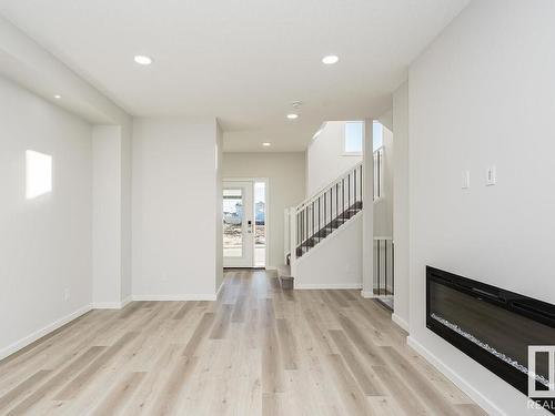 18168 73 Street, Edmonton, AB - Indoor Photo Showing Other Room With Fireplace