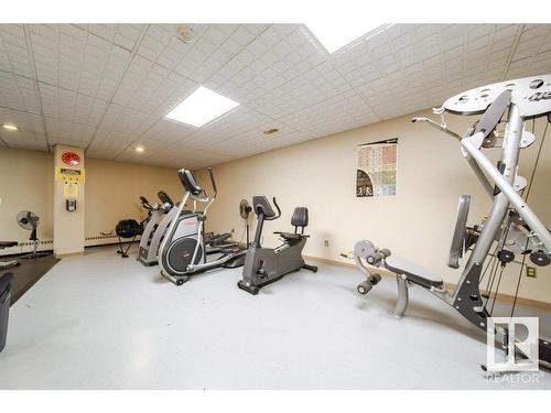 201 10045 117 Street, Edmonton, AB - Indoor Photo Showing Gym Room