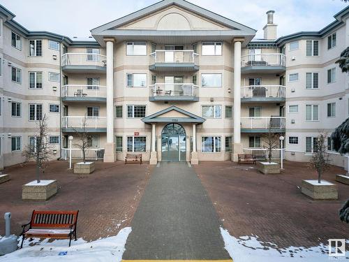 215 17150 94A Avenue, Edmonton, AB - Outdoor With Balcony With Facade