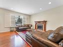 1024 Hope Road, Edmonton, AB  - Indoor Photo Showing Living Room With Fireplace 