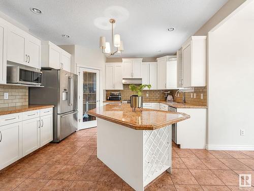 1024 Hope Road, Edmonton, AB - Indoor Photo Showing Kitchen With Upgraded Kitchen