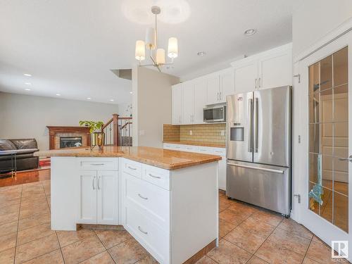 1024 Hope Road, Edmonton, AB - Indoor Photo Showing Kitchen With Stainless Steel Kitchen