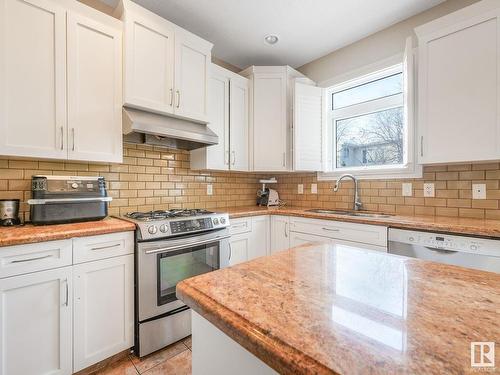 1024 Hope Road, Edmonton, AB - Indoor Photo Showing Kitchen With Double Sink