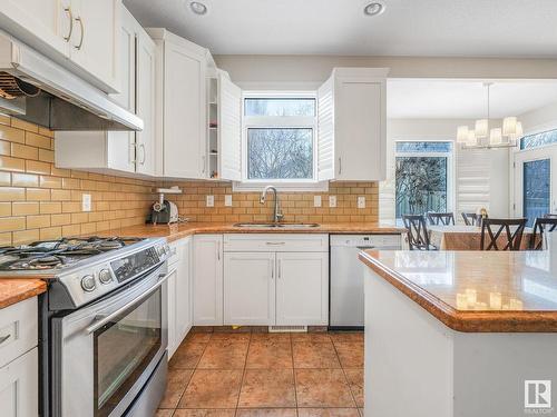 1024 Hope Road, Edmonton, AB - Indoor Photo Showing Kitchen With Double Sink