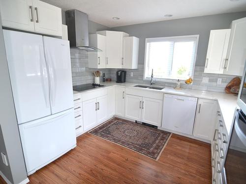 4607 48A Street, Barrhead, AB - Indoor Photo Showing Kitchen With Double Sink