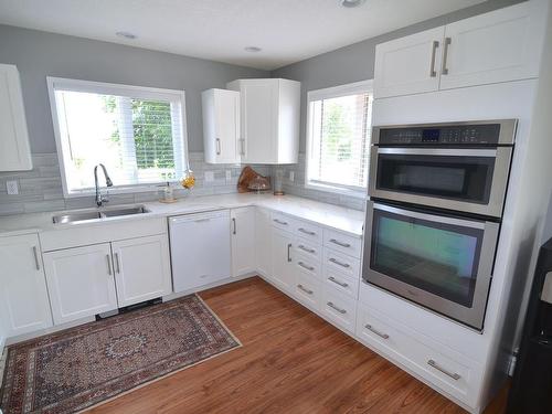 4607 48A Street, Barrhead, AB - Indoor Photo Showing Kitchen With Double Sink